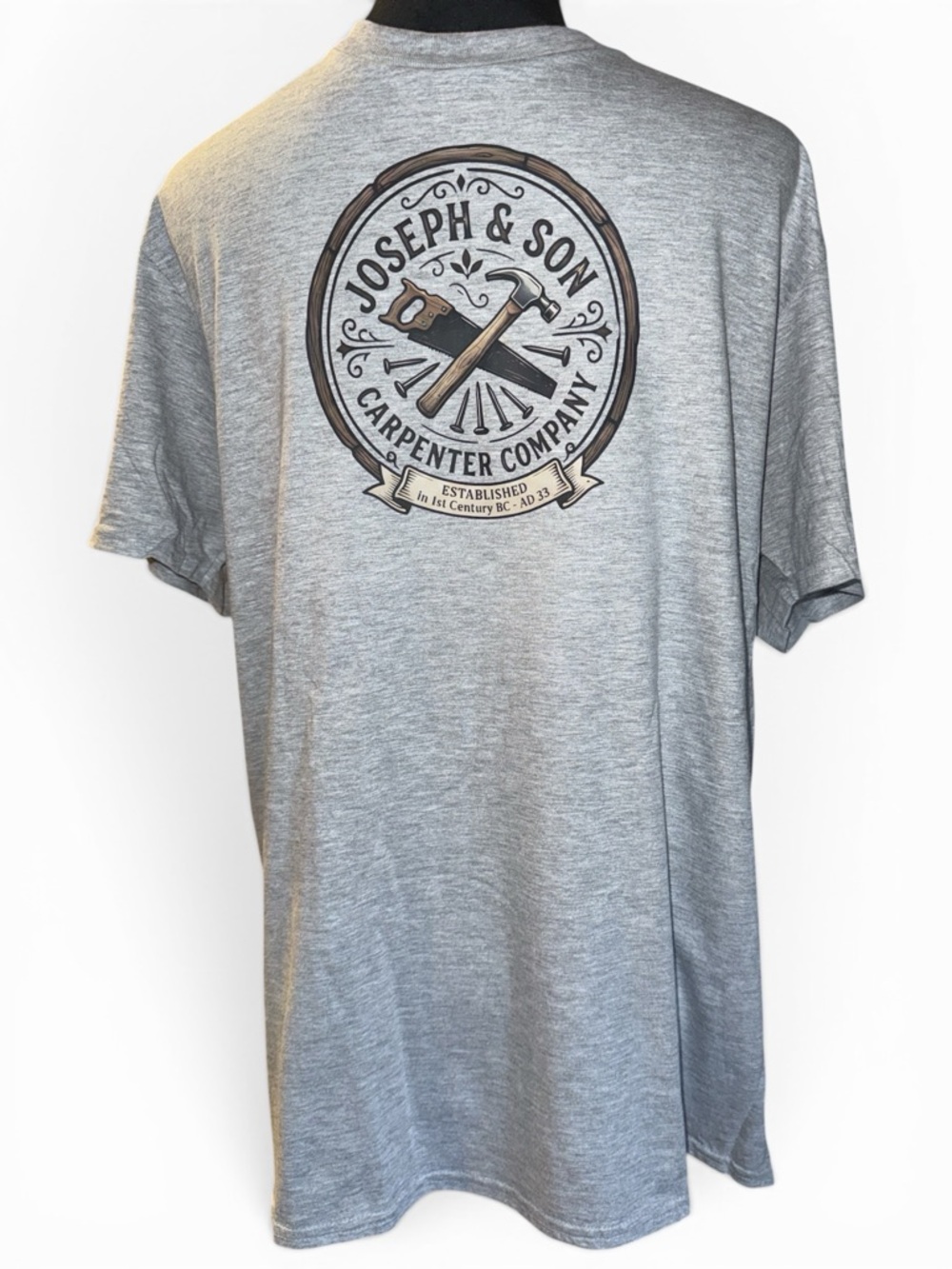 Carpenter Company Gray Graphic Tee
